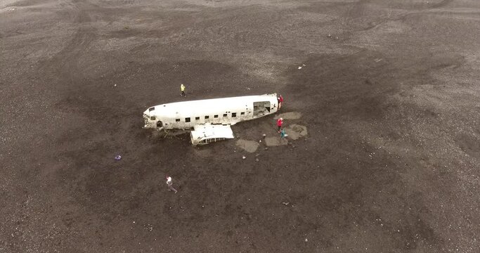 Epave de DC3 sur la c&ocirc;te sud de l'Islande