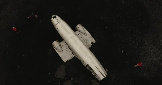Epave de DC3 sur la c&ocirc;te sud de l'Islande