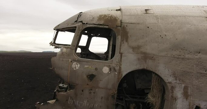 Epave de DC3 sur la c&ocirc;te sud de l'Islande