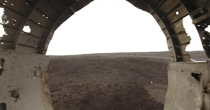 Epave de DC3 sur la c&ocirc;te sud de l'Islande