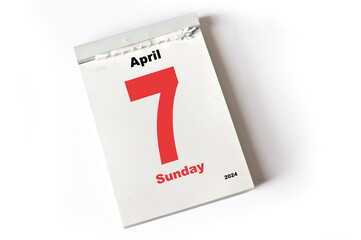 7. April 2024