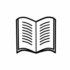 open book vector illustration