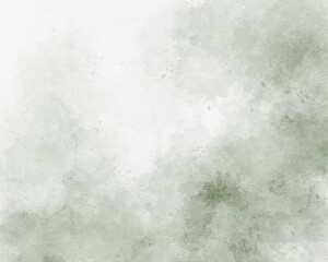 Green watercolor abstract background. Soft watecolor texture.