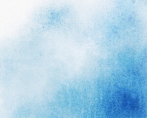 Blue watercolor abstract background. Soft watecolor texture.