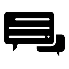 chat bubble contact communication icon
