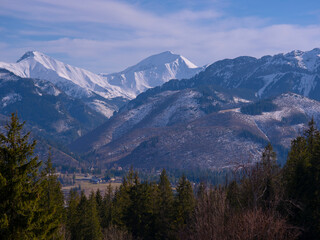 Polish Tatra Mountains in winter