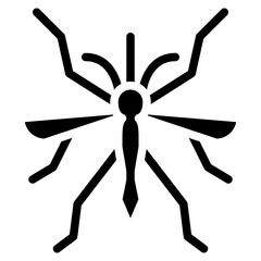 mosquito camping outdoor activity icon