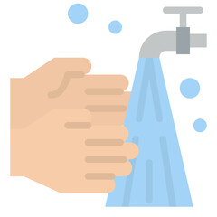 hand washing cleaning hygiene icon