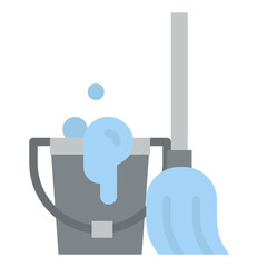 mop cleaning hygiene icon