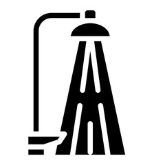 shower cleaning hygiene icon