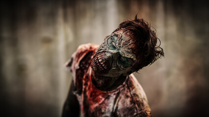 gloomy bloody zombie