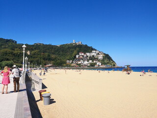 Promotional photography of the city of San Sebastian, Euskadi,