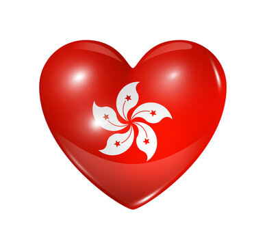 Love Hong Kong, heart flag icon