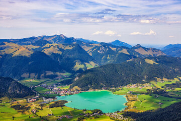 Fototapeta na wymiar Majestic Lakes - Walchsee 