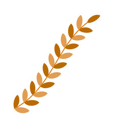 Autumn Leaves Decorative Line.