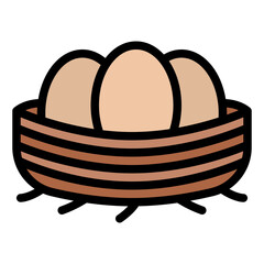 bird spring season nature icon