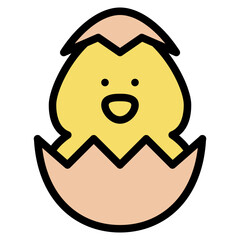 chick spring season nature icon