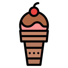 ice cream spring season nature icon
