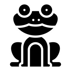 frog spring season nature icon