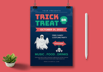 Trick or Treat Christmas Flyer