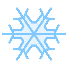 snowflake snow winter season christmas festival icon
