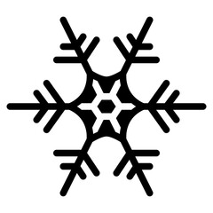 snowflake snow winter season christmas festival icon