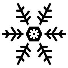snowflake snow winter season christmas festival icon
