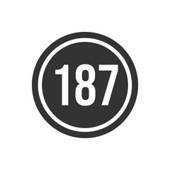 Numeric icon vector design templates