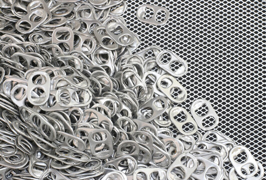 Aluminum Can Open Loop Texture Background