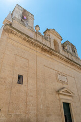 The beautiful city of Ugento in Puglia, Salento, Lecce, Italy Located along the Gulf of Taranto,...