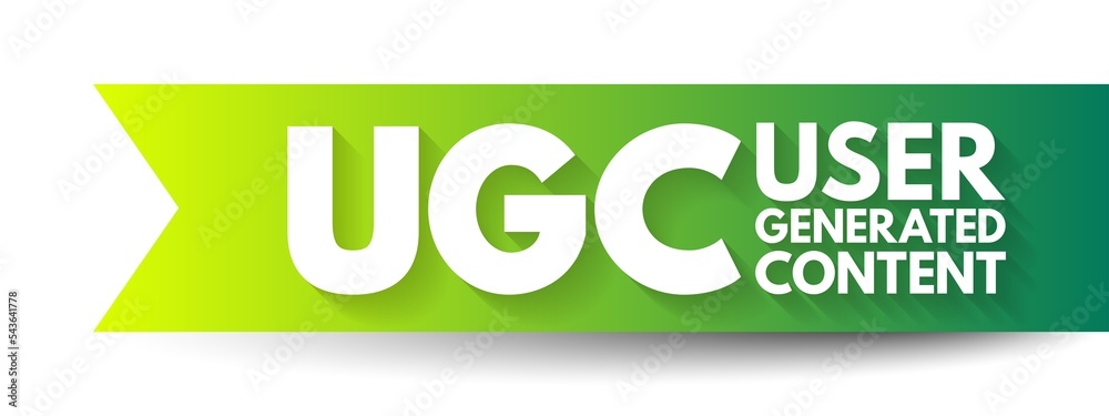 Poster ugc user generated content - specific content created by customers and published on social media or 