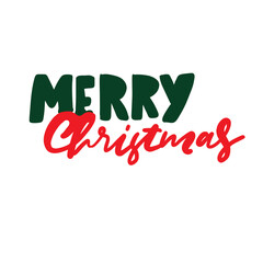 Merry Christmas sign. Hand lettering for your design