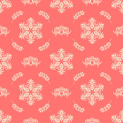 Seamless floral pattern for design, vector Illustration.