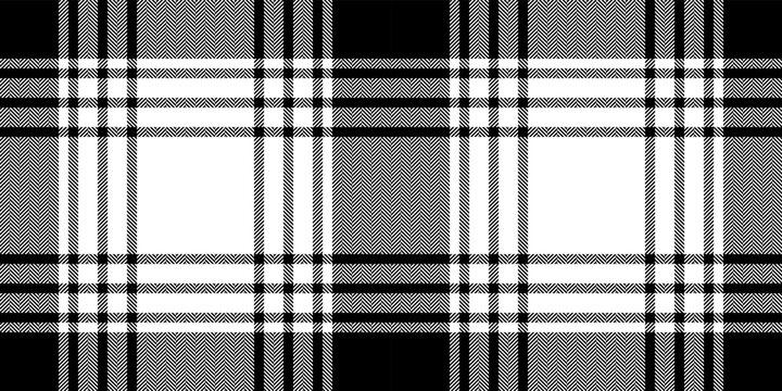 Check plaid seamless pattern and flat design. Fabric texture vector.