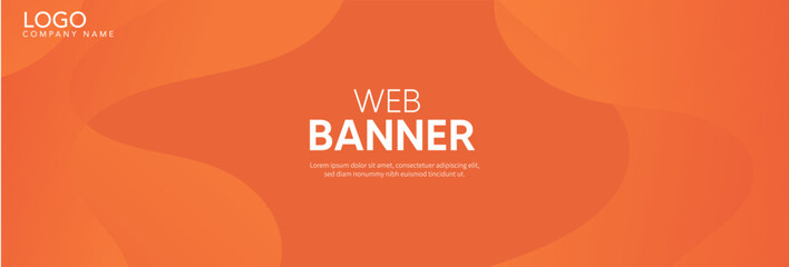 abstract background with lines, Abstract Orange background with waves, Orange banner
