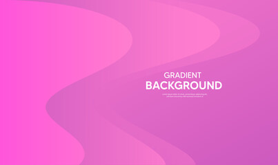 Abstract pink background with waves, Pink banner