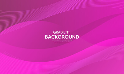 Abstract pink background with lines
