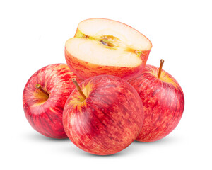 red apple isolated on transparent png