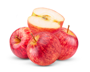 red apple isolated on transparent png