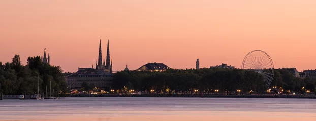 Fotobehang Panorama des quais de Bordeaux © alexandre
