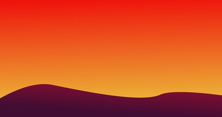 Fototapeta premium sunset in mountains