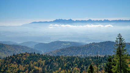 Góry Tatry panorama