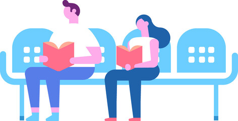 People  silhouette with luggage at airport. Travelling