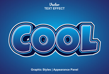 cool text effects with graphic style and editable.