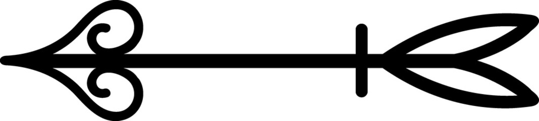 Obraz premium Hand drawn arrow