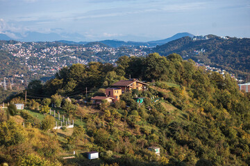 Mountain landscape near Dagomys in Sochi