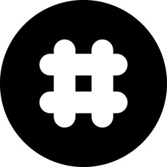 Fototapeta premium Hashtag sign