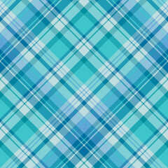 Seamless pattern in delightful blue colors for plaid, fabric, textile, clothes, tablecloth and other things. Vector image. 2