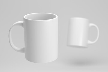 Mug mockup / white coffee cup template