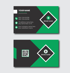 modern corporate business card design vector abstract creative Clean professional business card template design 